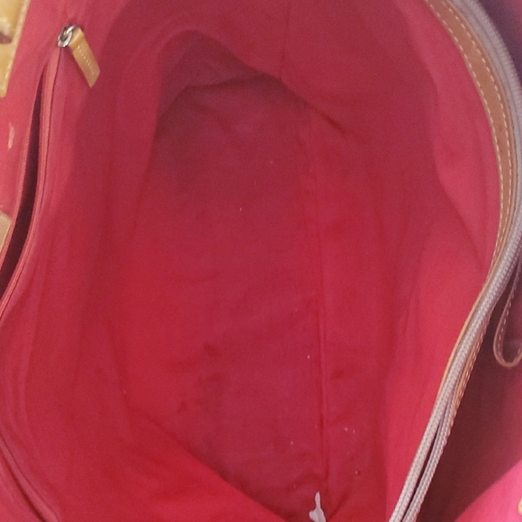 Dooney & Bourke White  and Brown Tote Bag - Picture 14 of 16